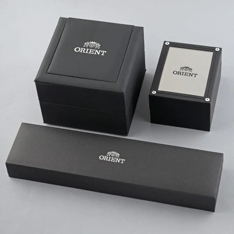 Orient Bambino Open Heart White Dial Men's Watch- RA-AG0002S